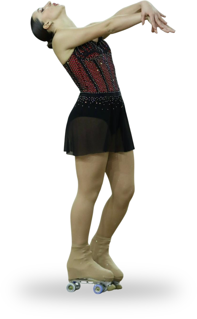 Justine LIROT en Roller Artistique
